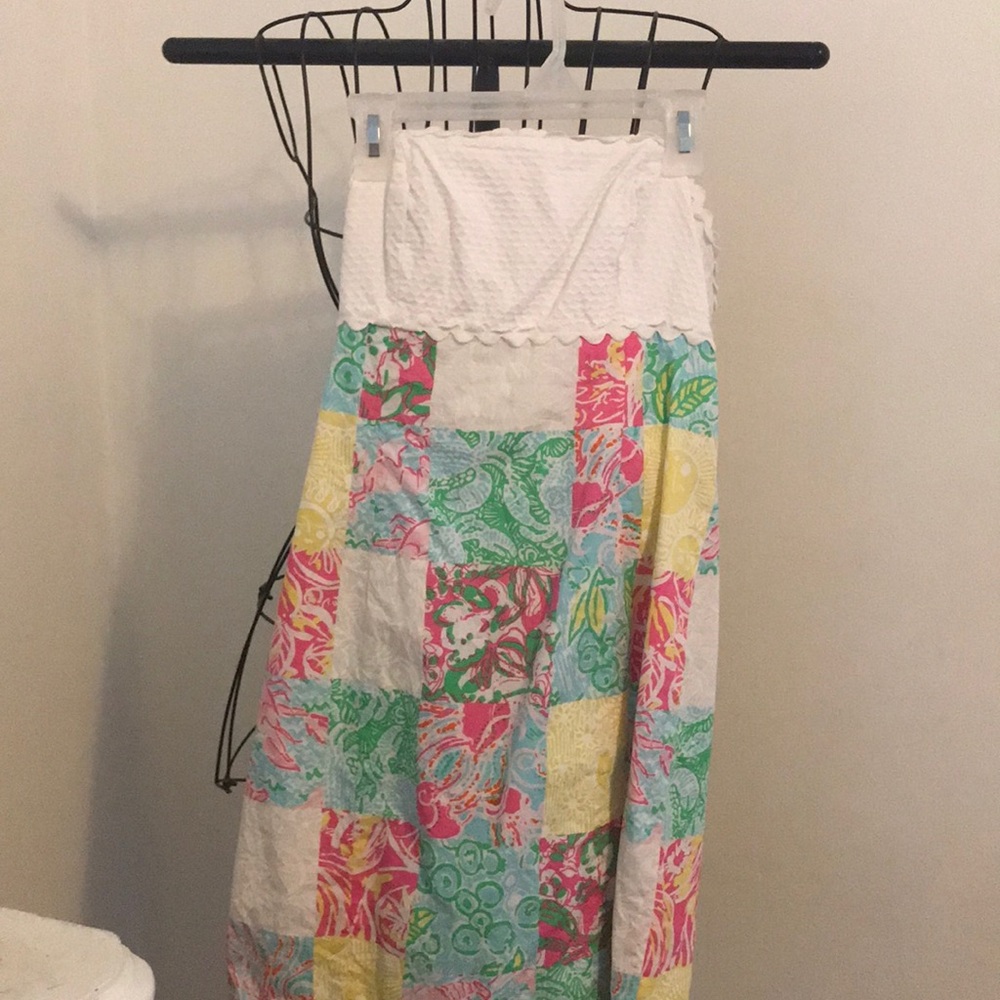 Summer strapless dress -Lilly